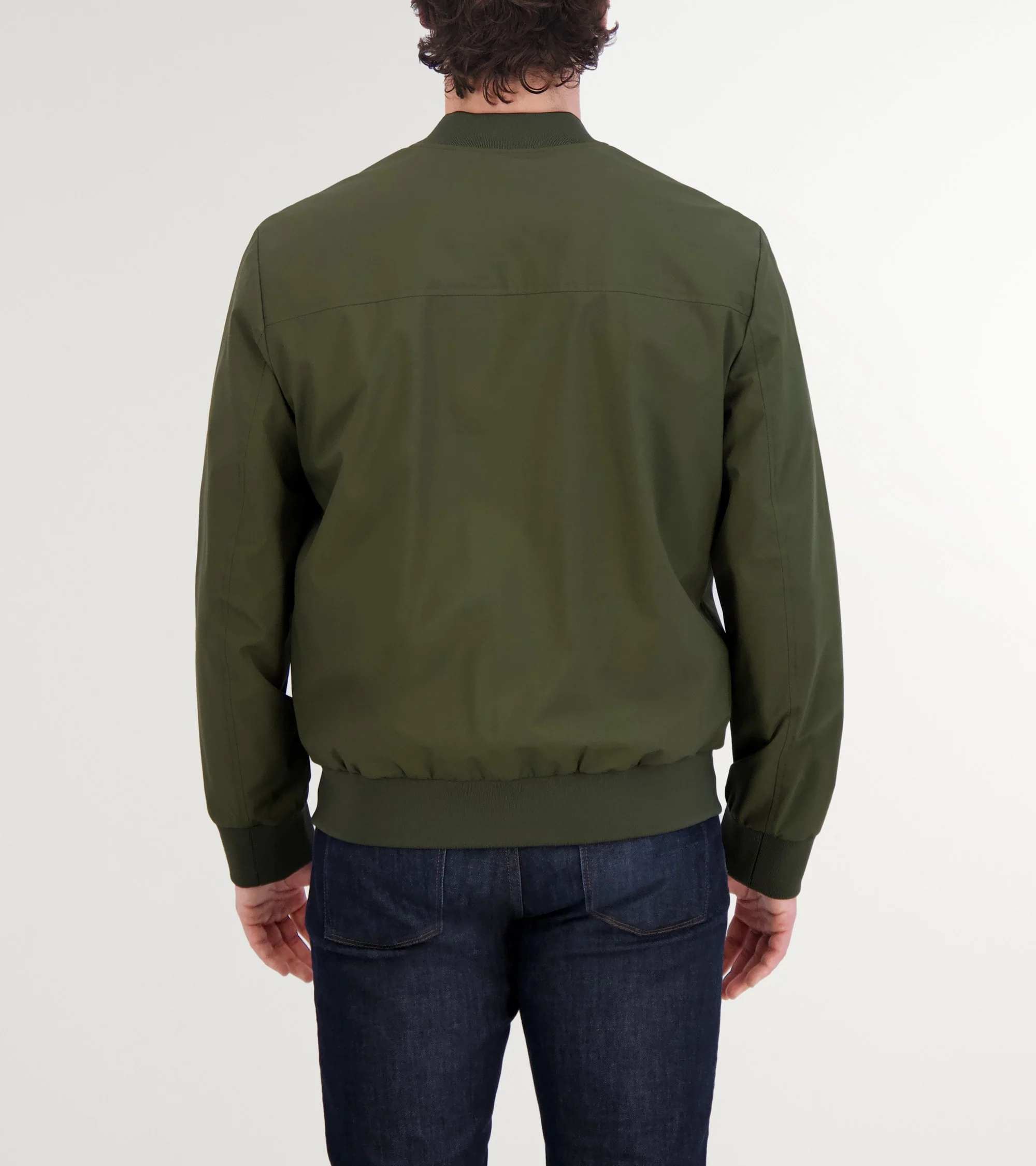 Men's Nylon Bomber Jacket - Image 3