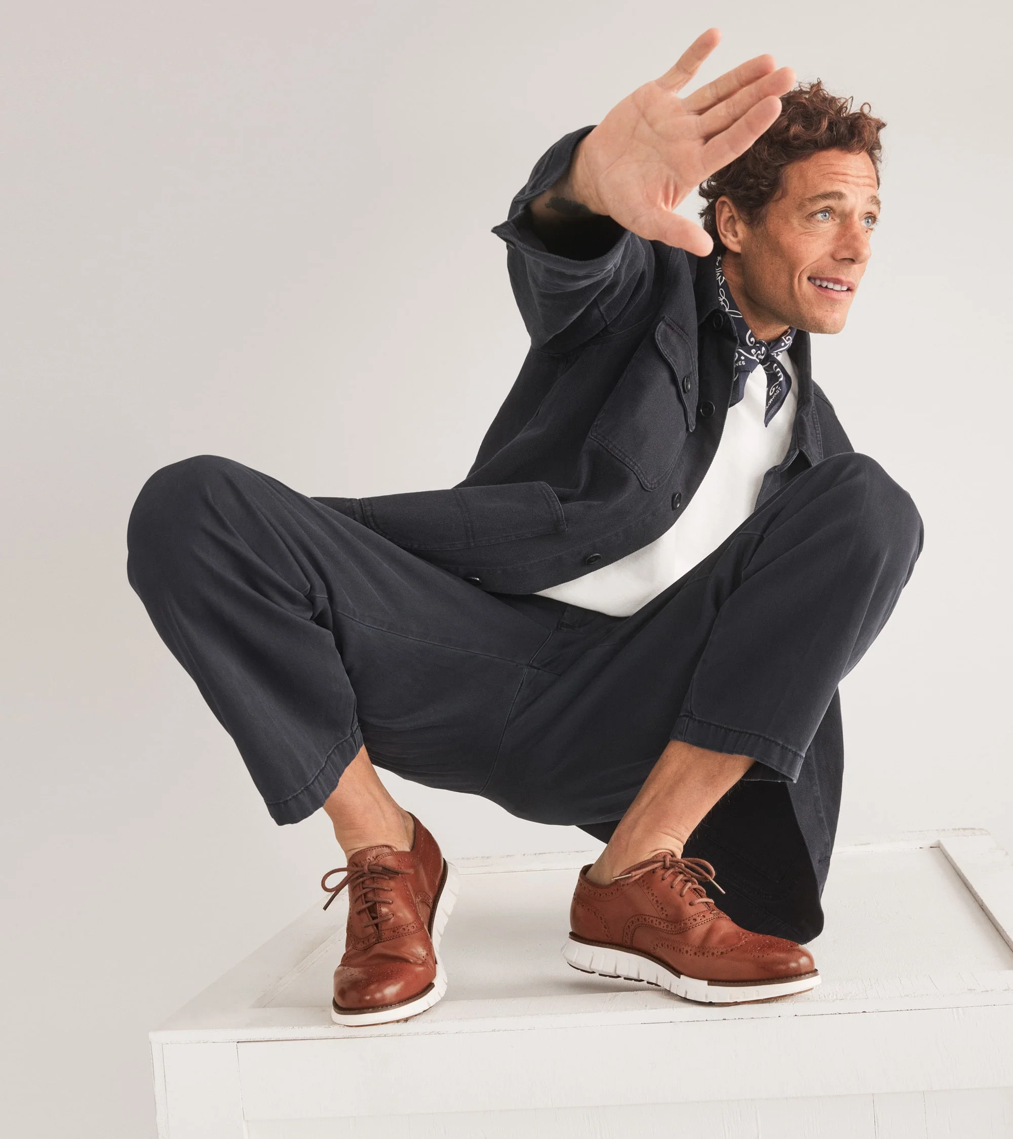 Men's ZERØGRAND Remastered Wingtip Oxfords - Image 7