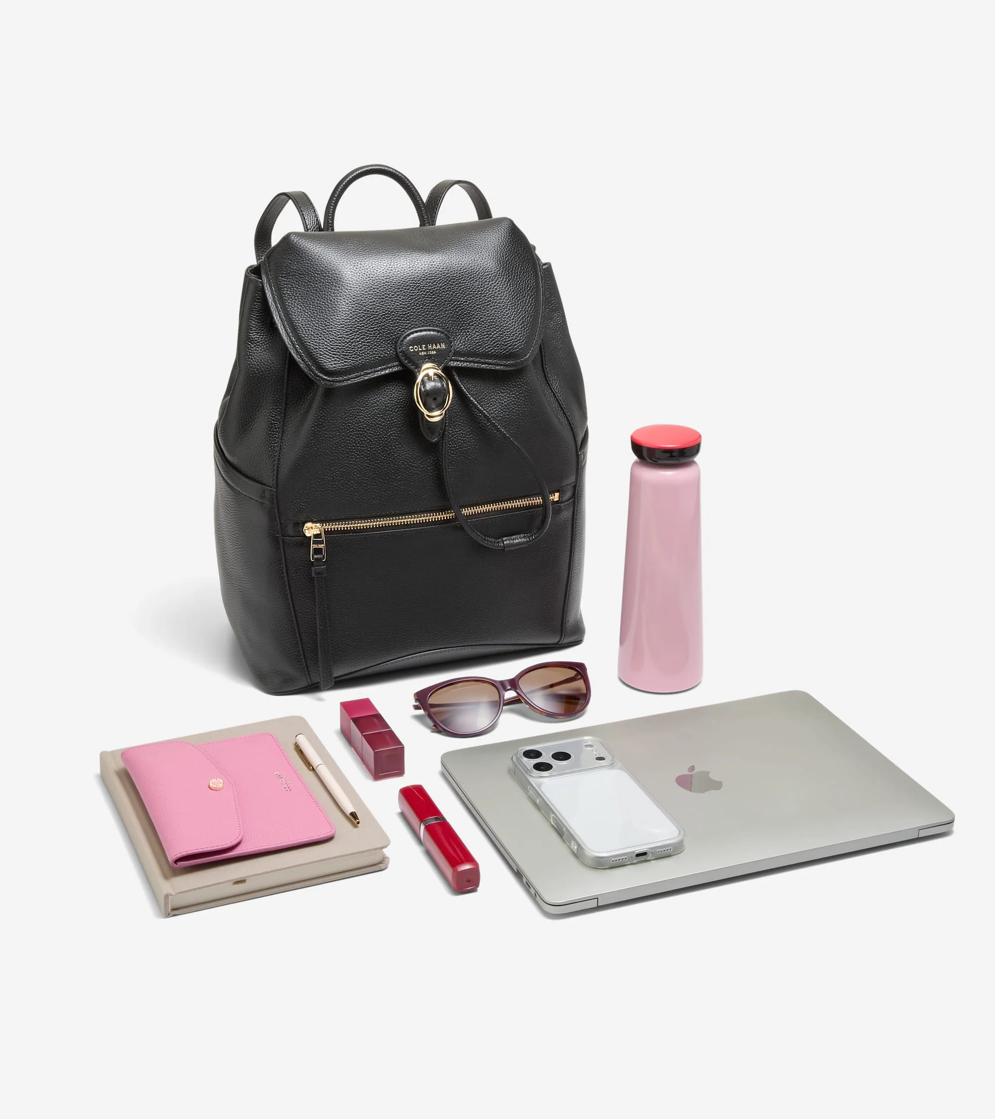 Women's Alexandria Flap Medium Backpack - Image 3