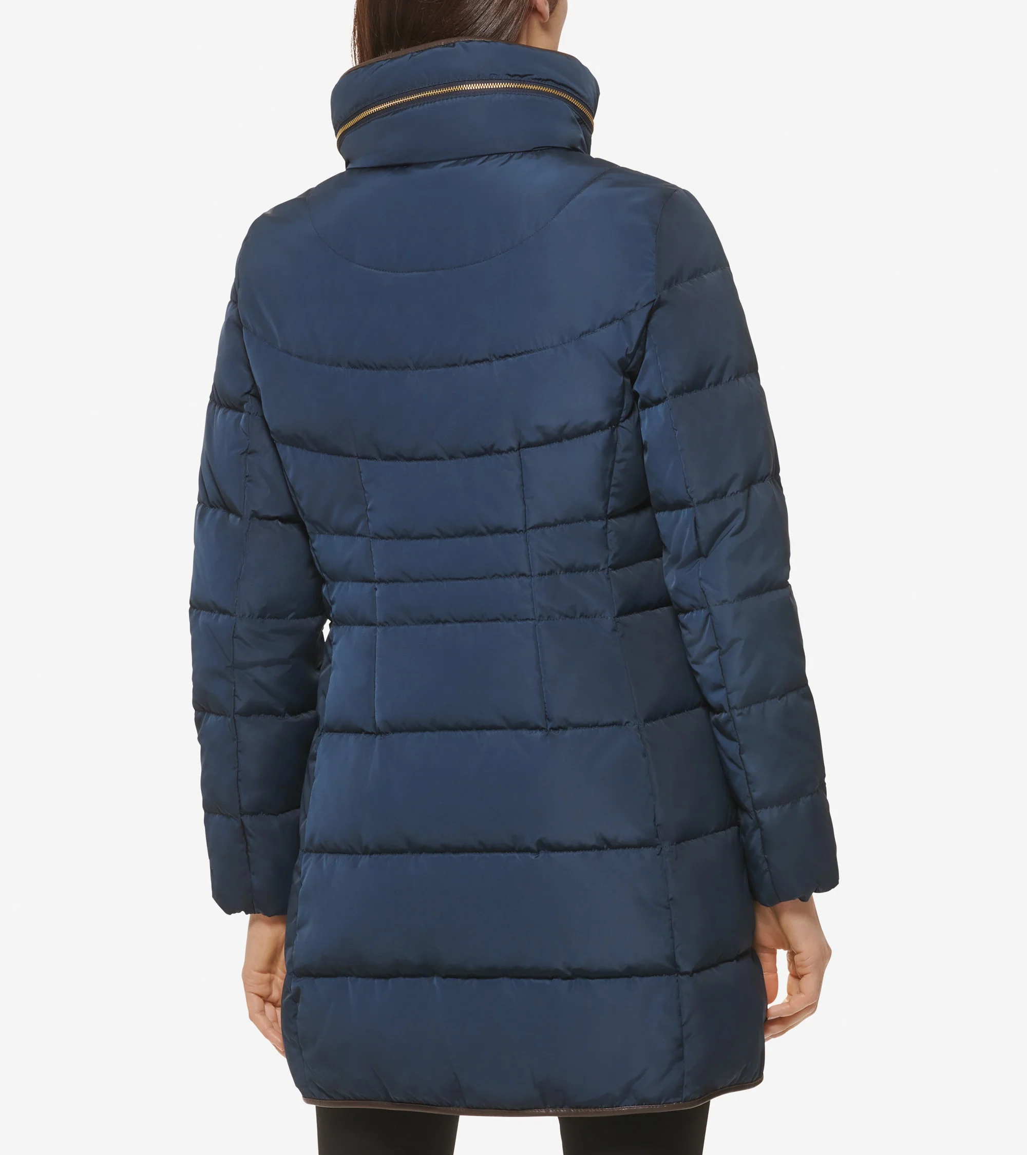 Women's Hidden-Hood Puffer Coat - Image 2