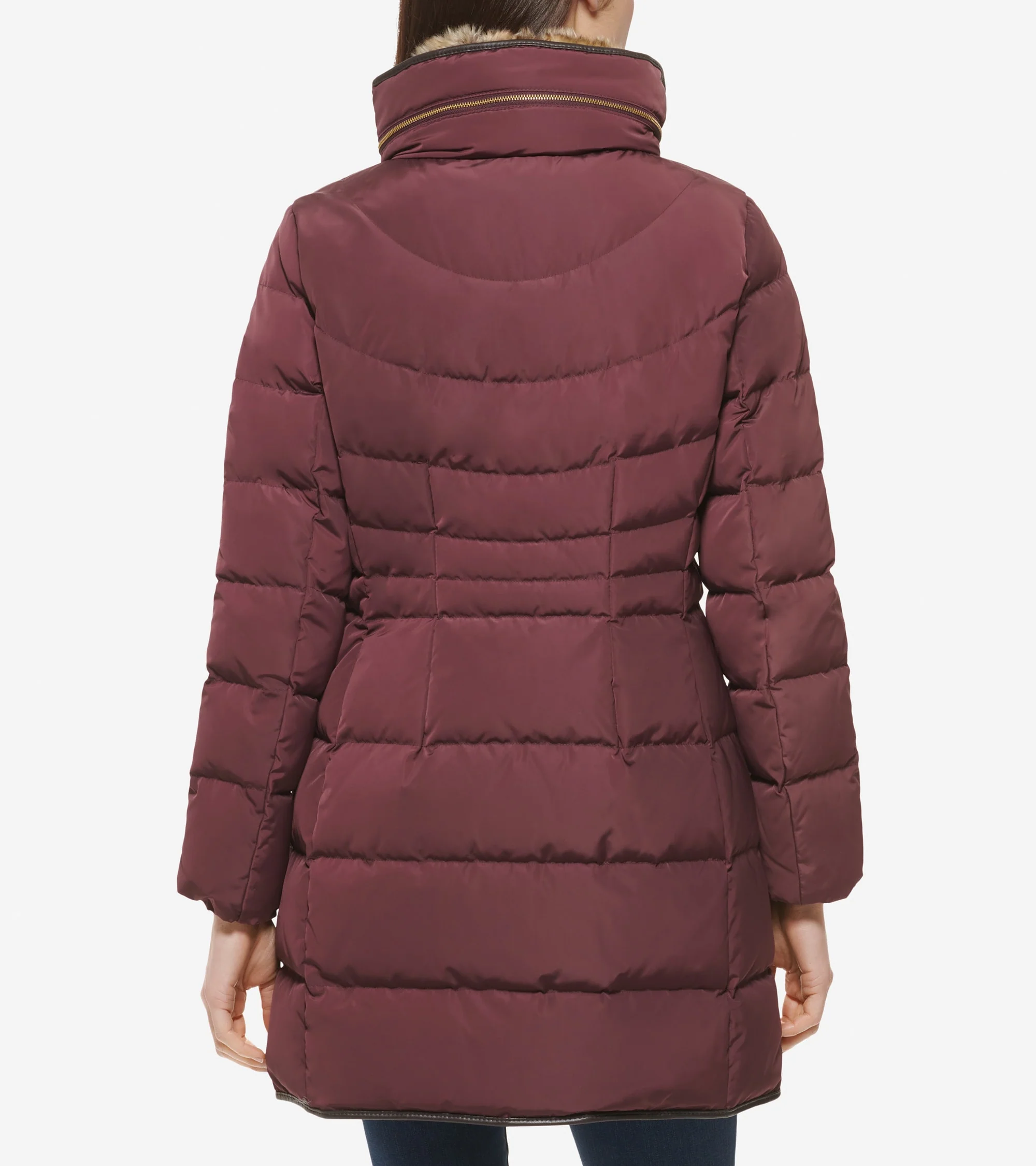 Women's Hidden-Hood Puffer Coat - Image 2