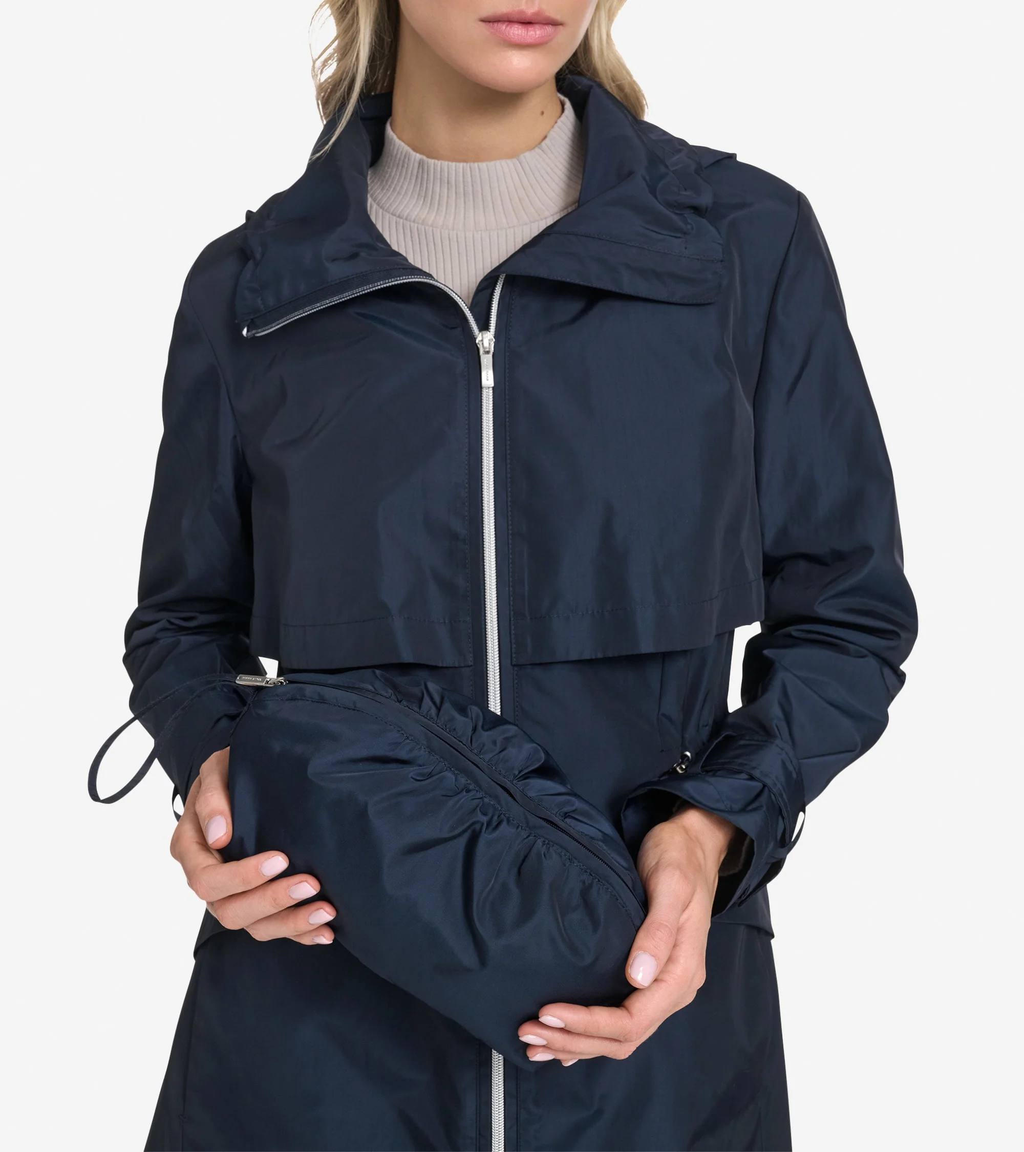 Women's Packable Trench Coat - Image 3