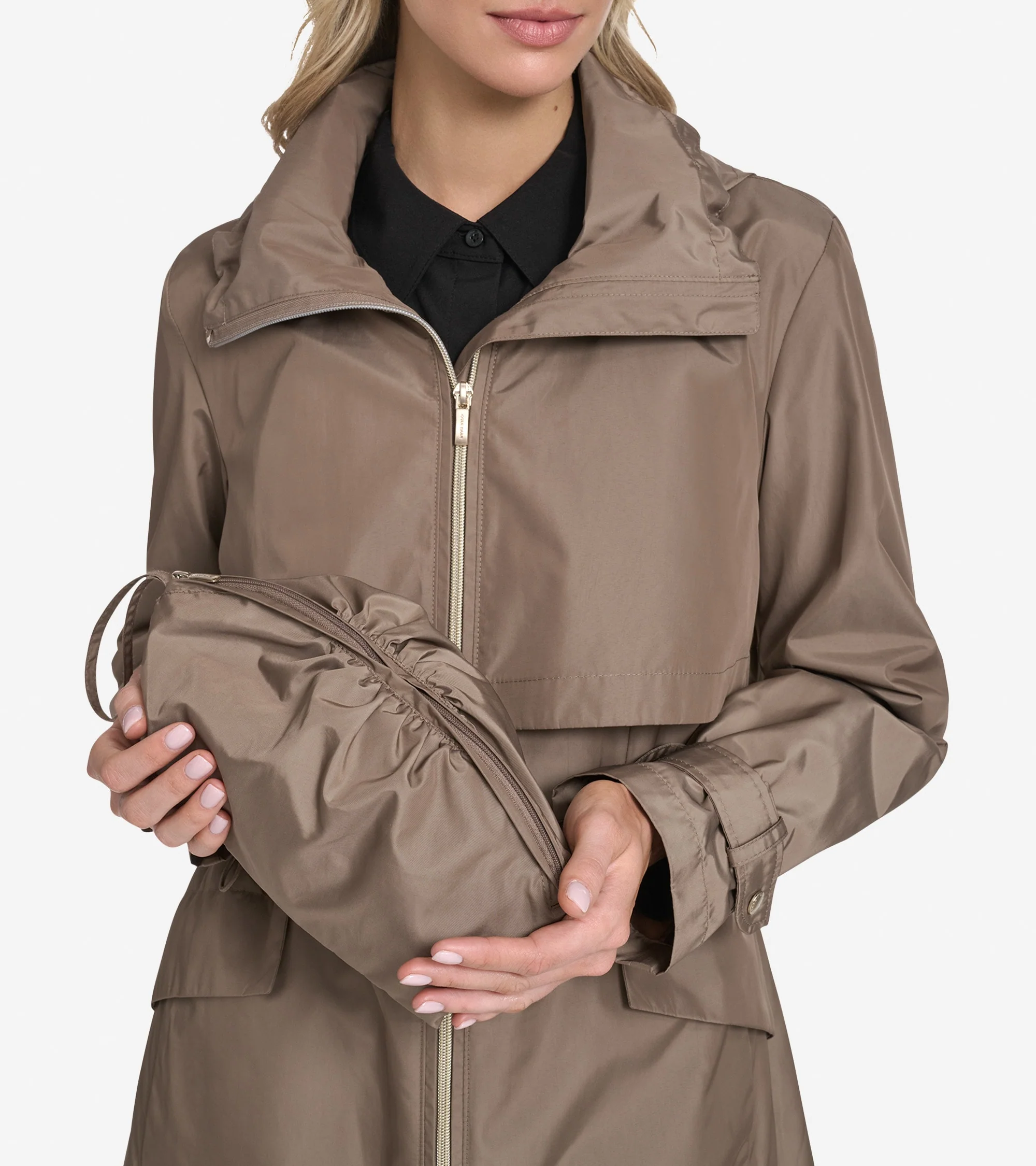 Women's Packable Trench Coat - Image 3