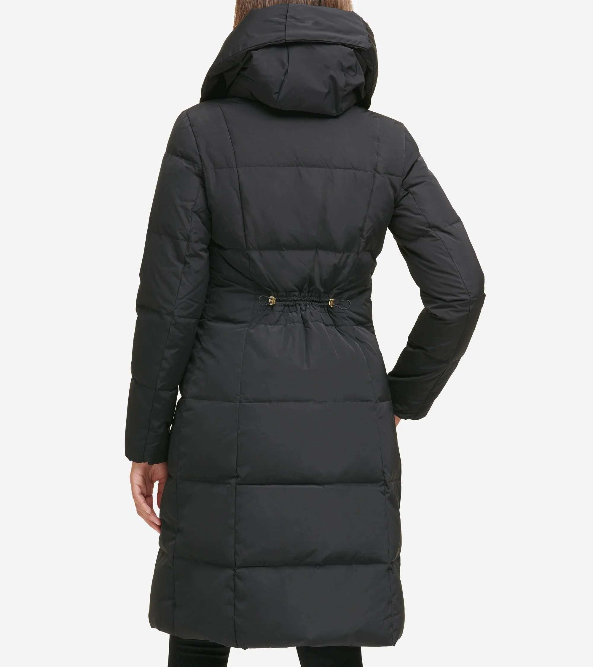 Women's Signature Asymmetrical Collar Convertible Coat 40in - Image 3